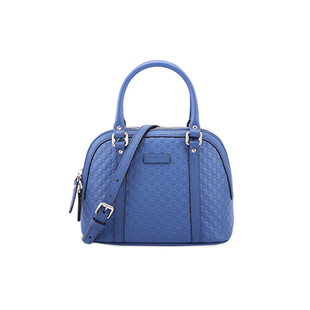 9.9新GUCCI古馳老花Logo壓紋皮革女款 小號單肩包斜挎包手提包