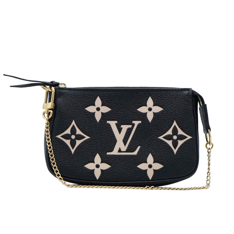 Brand New Lv Louis Vuitton Small Mahjong Black Leather Handbag Brand New Lv Louis Vuitton Small Mahjong Black Leather Handbag