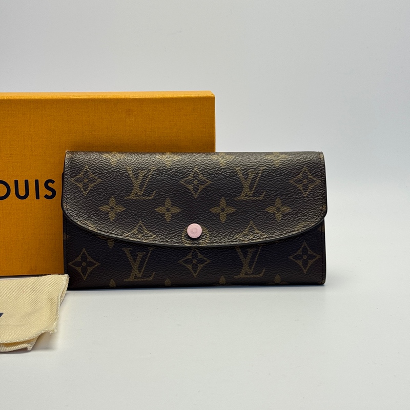 9.5/10 Condition Lv Louis Vuitton Monogram Long Wallet with Box and Dust Bag