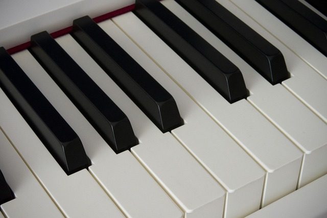 a minor on a piano