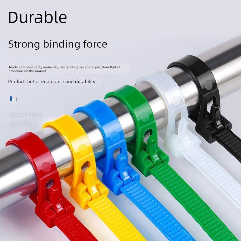 Releasable Cable Tie Tensioner, Releasable Nylon Colorful Plastic Cable Tie, Reusable Fastening Strap Releasable Cable Tie Tensioner, Releasable Nylon Colorful Plastic Cable Tie, Reusable Fastening Strap