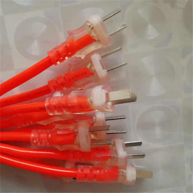 Free shipping electric tool power cord with plug bull tendon soft cable 2 core extension cord electric hammer impact drilling cutting machine