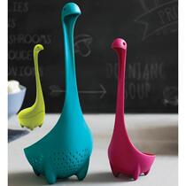 Loch Ness monster spoon healthy plastic long handle hanging large spoon standing large porridge spoon