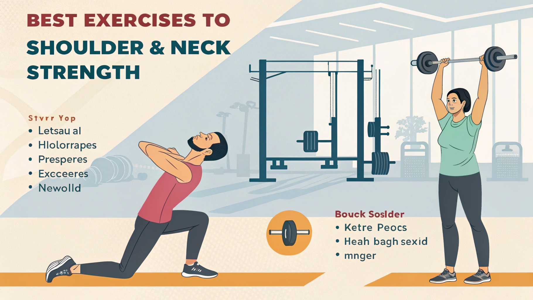 the best exercises to build shoulder and neck strength