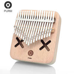 Purm Thumb Piano 17 톤 휴대용 Kalimba Kalymph Hand-Picking Kalinba 초보자 음악