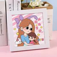 Фоторамка, холст, 18×18см, 15×15см