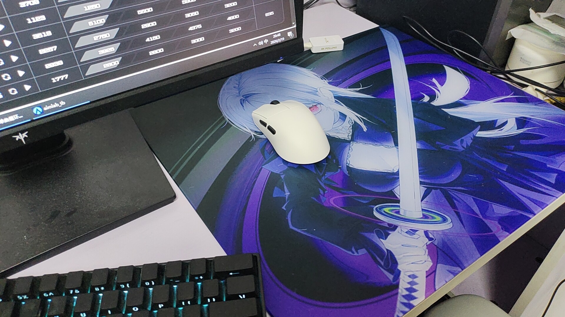 知郁DYSPHORIA MAKI真希2mm润滑涂层玻璃鼠标垫APEX OW洲瓦长TTK-淘宝网