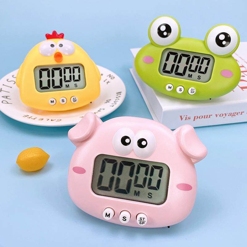 Extra Large Screen Cute Chick Electronic Timer Kitchen Baking Timer Student Study Reminder Countdown Timer