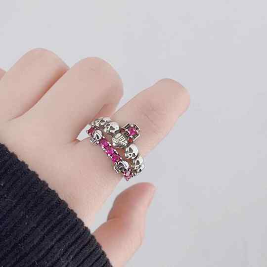 Animation peripheral spell battle ring double-sided Su Nuo Gojo Satoru Kuroe COS index ring male and female adjustable