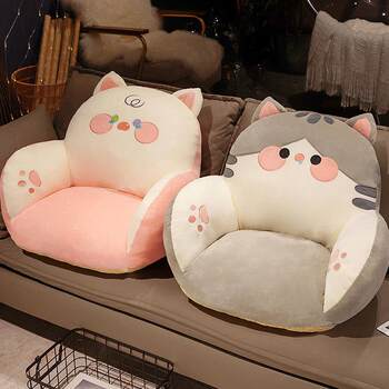 Children's floor reading cushion, lazy tatami, balcony bay window futon backrest, living room carpet, soft pouf butt cushion