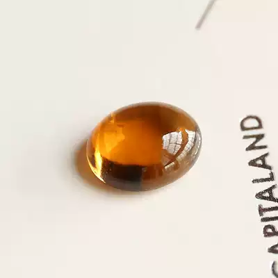 3 08 carats plain tourmaline bare stone transparent and bright ring surface moon heart uniform color