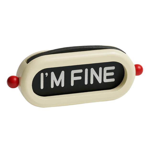 Moyu Wooden Mood Card Creative Gift Home Decoration Gift Cream Color Ornament Fun Casual Desktop