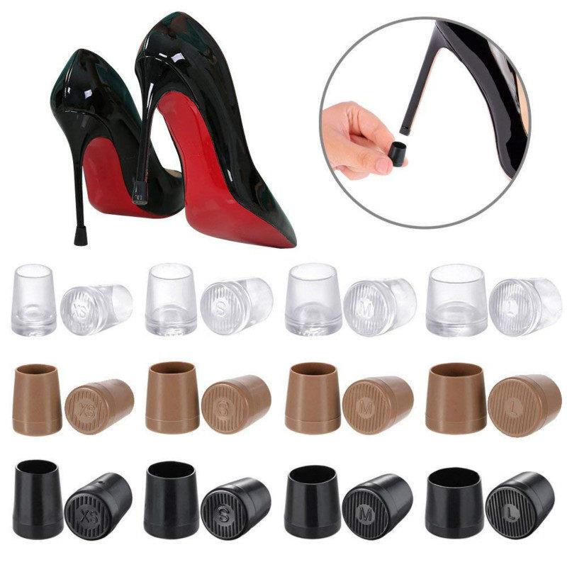 Heel Protectors, Non-Slip, Wear-Resistant, Thin Heel Covers, Small Round Heel High Heel Shoes, Noise Reduction Artifact, Silent Stickers, 1 Pair Heel Protectors, Non-Slip, Wear-Resistant, Thin Heel Covers, Small Round Heel High Heel Shoes, Noise Reduction Artifact, Silent Stickers, 1 Pair