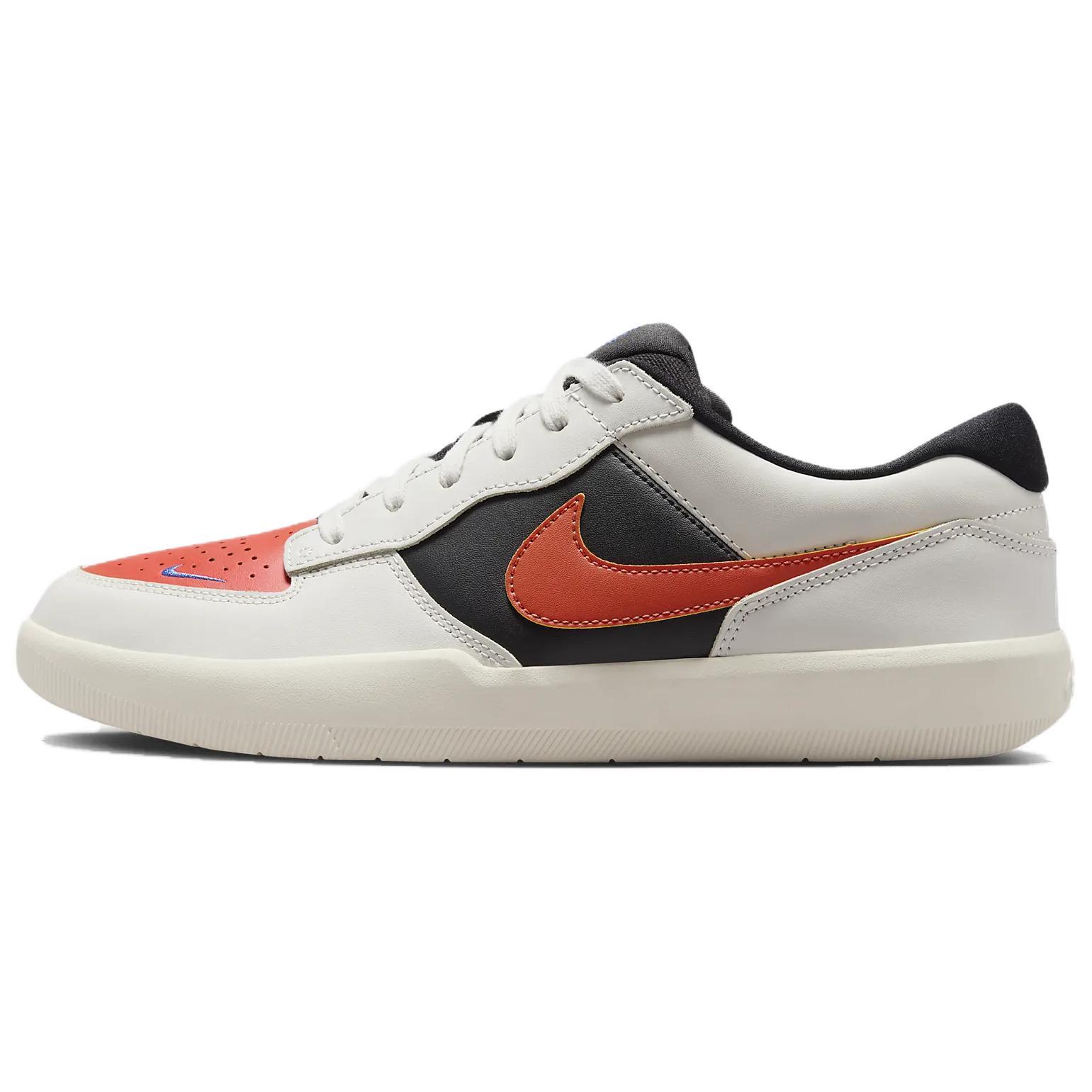 Nike SB Force 58 舒适百搭薄底  低帮 板鞋 男女同款 白色