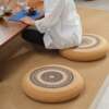 Futon cushion jute home floor living room balcony bay window thickened round Japanese tatami mat