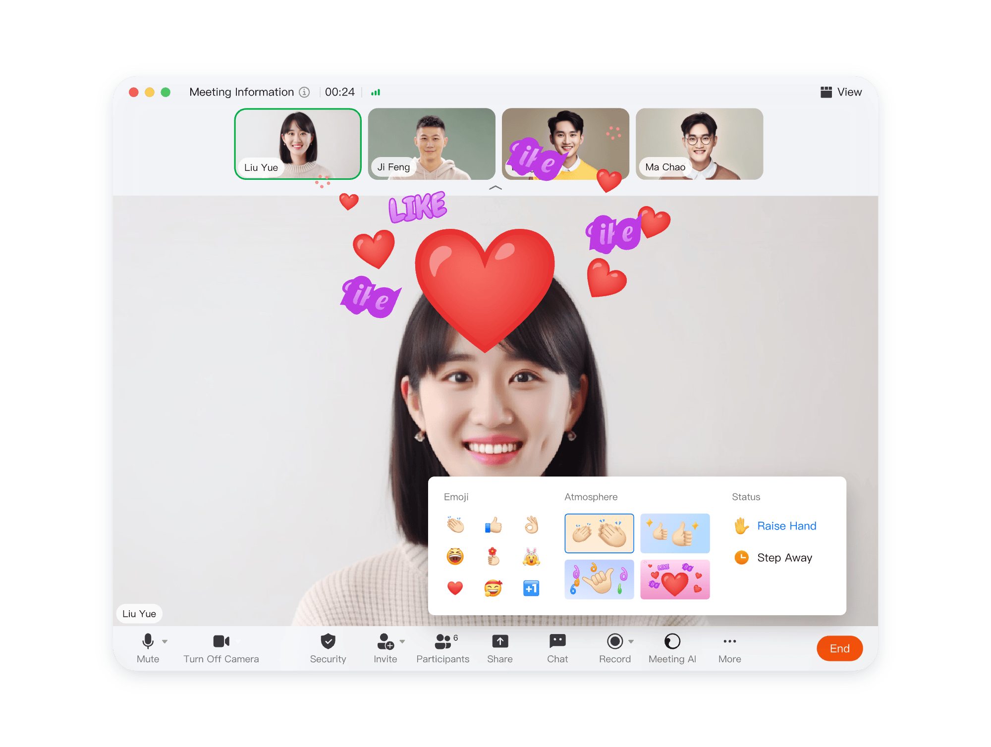Chat and Emoji Interaction