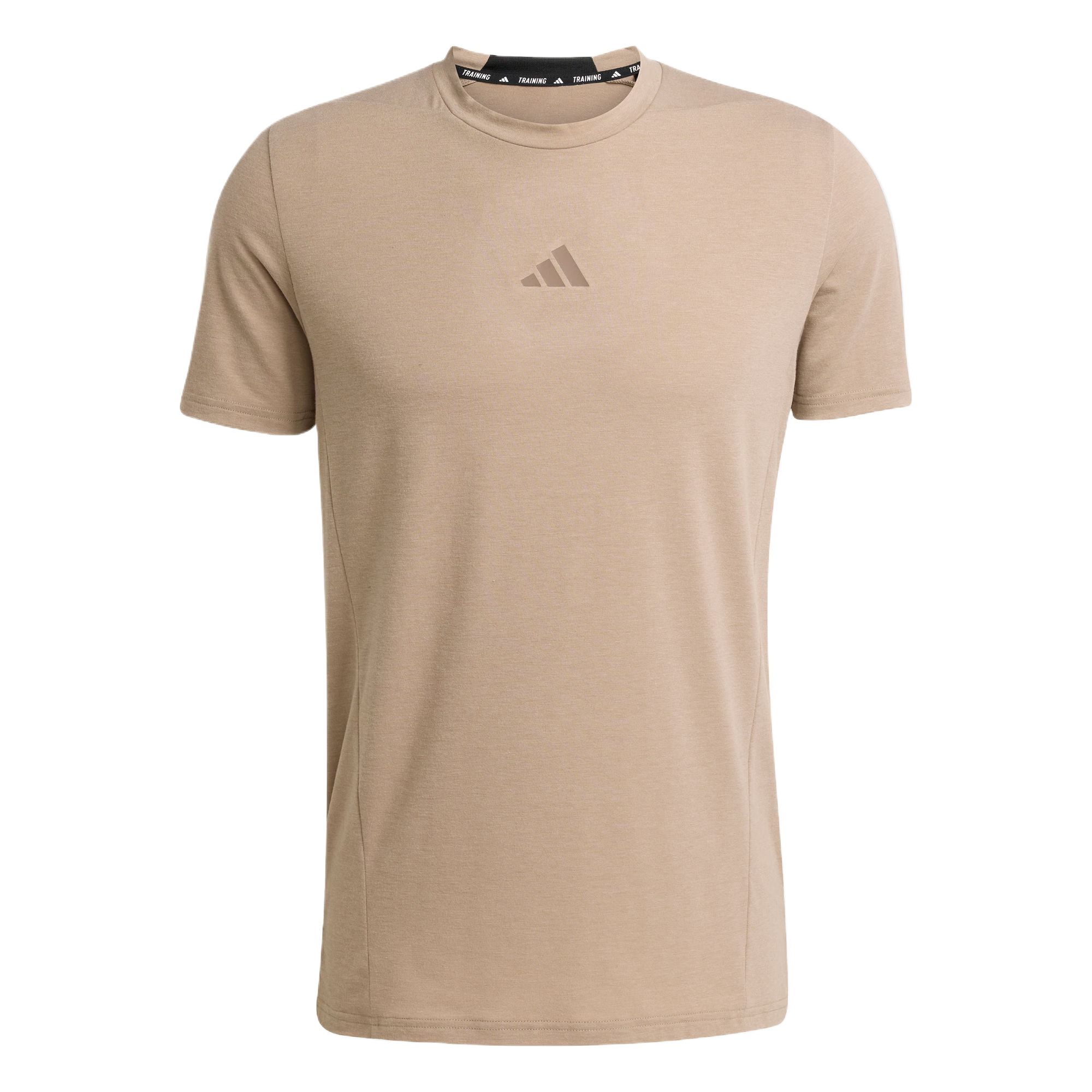 adidas D4T 舒适时尚潮流简约短袖T恤 男款 粉棕