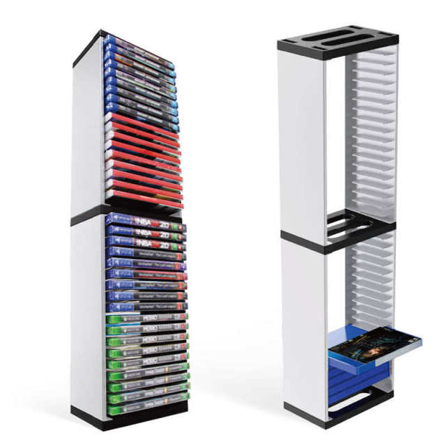 PS5 game disk storage stand PS4 game storage stand Xbox upright desktop game CD rack switch game