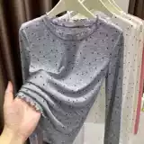 Тонкий базовый приятный телу лонгслив, облегающий крой, защита от солнца