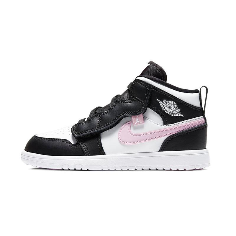 Jordan Air Jordan 1 mid alt 舒适百搭  中帮 复古篮球鞋 黑粉白
