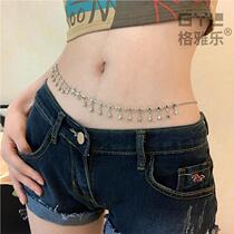 Waist accessories chain retro waist chain with skirt high-end pure lust ethnic style body chain versatile personalized girdle