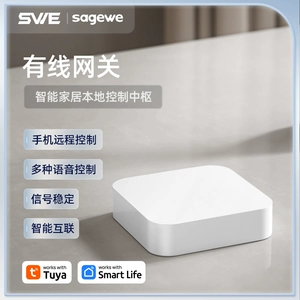 Tuya Smart Gateway Zigbee3.0 Проводной сетевой порт Smart Home Gateway Панель интеллектуальной центральной системы управления