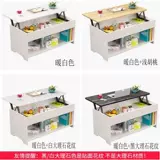 Подвесное журнальное столика Современная минималистская маленькая квартира Складывание выдвижение можно хранить за столом для хранения, многофункциональная, многофункциональная функция может переместить журнальный столик