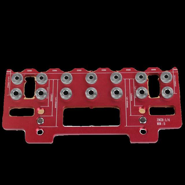 Woodworking handle drilling positioner Straight hole opening positioning fixture Manual tool