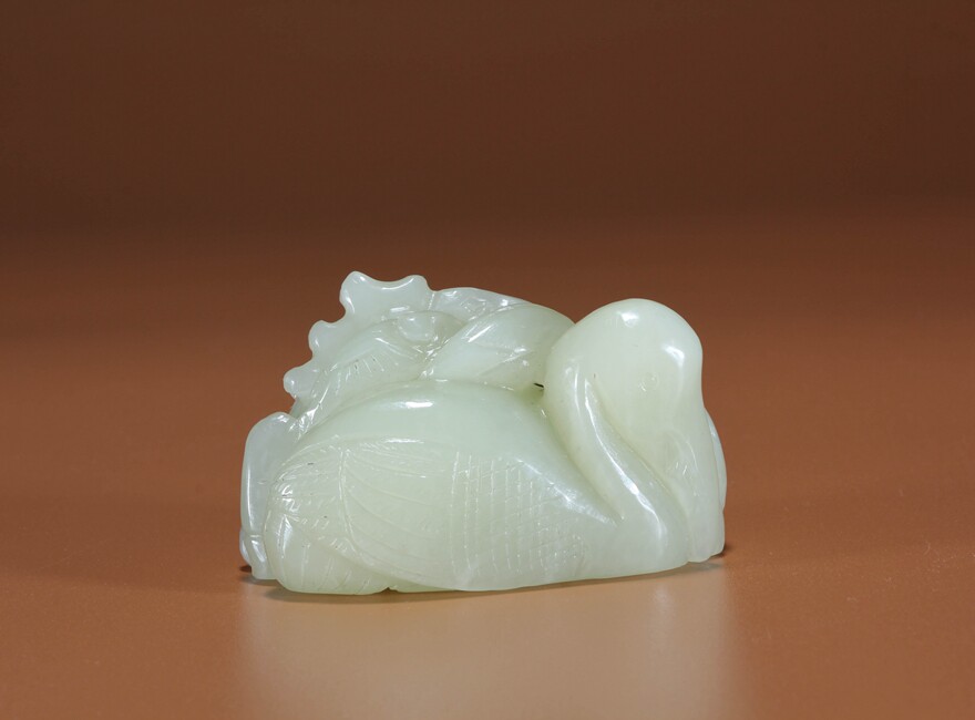 Hetian Yuhelu Ornament Wenwan Wenfang Ornament Ruiping A2623