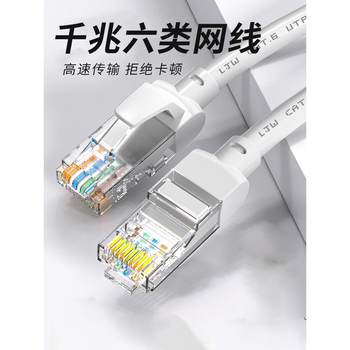 Home-Use Cat6A Gigabit Router High-Speed Computer Broadband Network Cable Indoor 5m 10m Finished Product