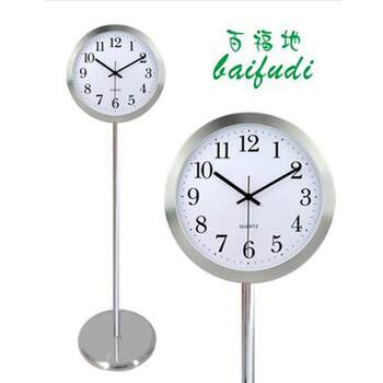 Floor clock fashion sun movement vertical clock clock silent living room clock vertical glass simple battery electronic gold