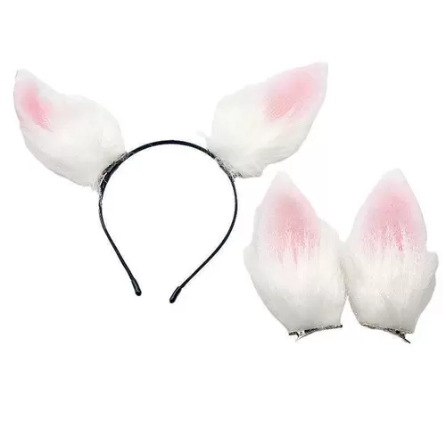 Аксессуар для волос, милое ханьфу, плюшевый кролик, заколка для волос, косплей