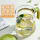New Transparent Glass Cold Water Kettle, High Temperature Resistant, Large Capacity Teapot for Home Use, Thickened Explosion-Proof Bottle for Brewing Tea and Storing Cold Boiled Water