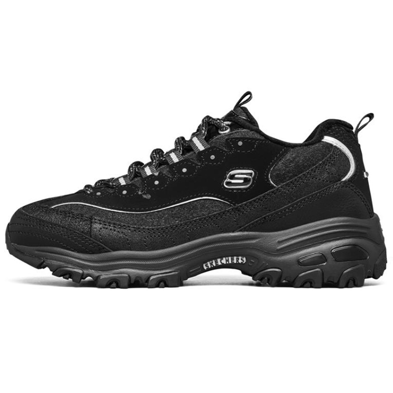 Skechers斯凯奇 D'Lites D'LITES女子加绒休闲鞋系带低帮老爹鞋
