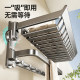 Suction cup towel rack bathroom punch-free bath towel rack bathroom storage rack integrated toilet storage hook hanging rod