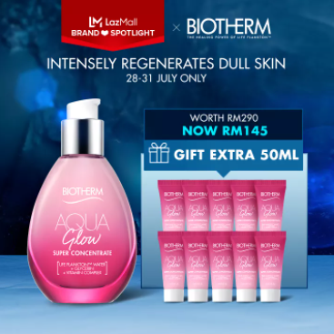 Biotherm Aqua Glow Super Concentrate Improve Dullness Skin Set