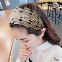 Summer white hair artifact hair hoop for women versatile non-slip wide-brimmed hairpin wide headband internet celebrity hairband and headwear for going out