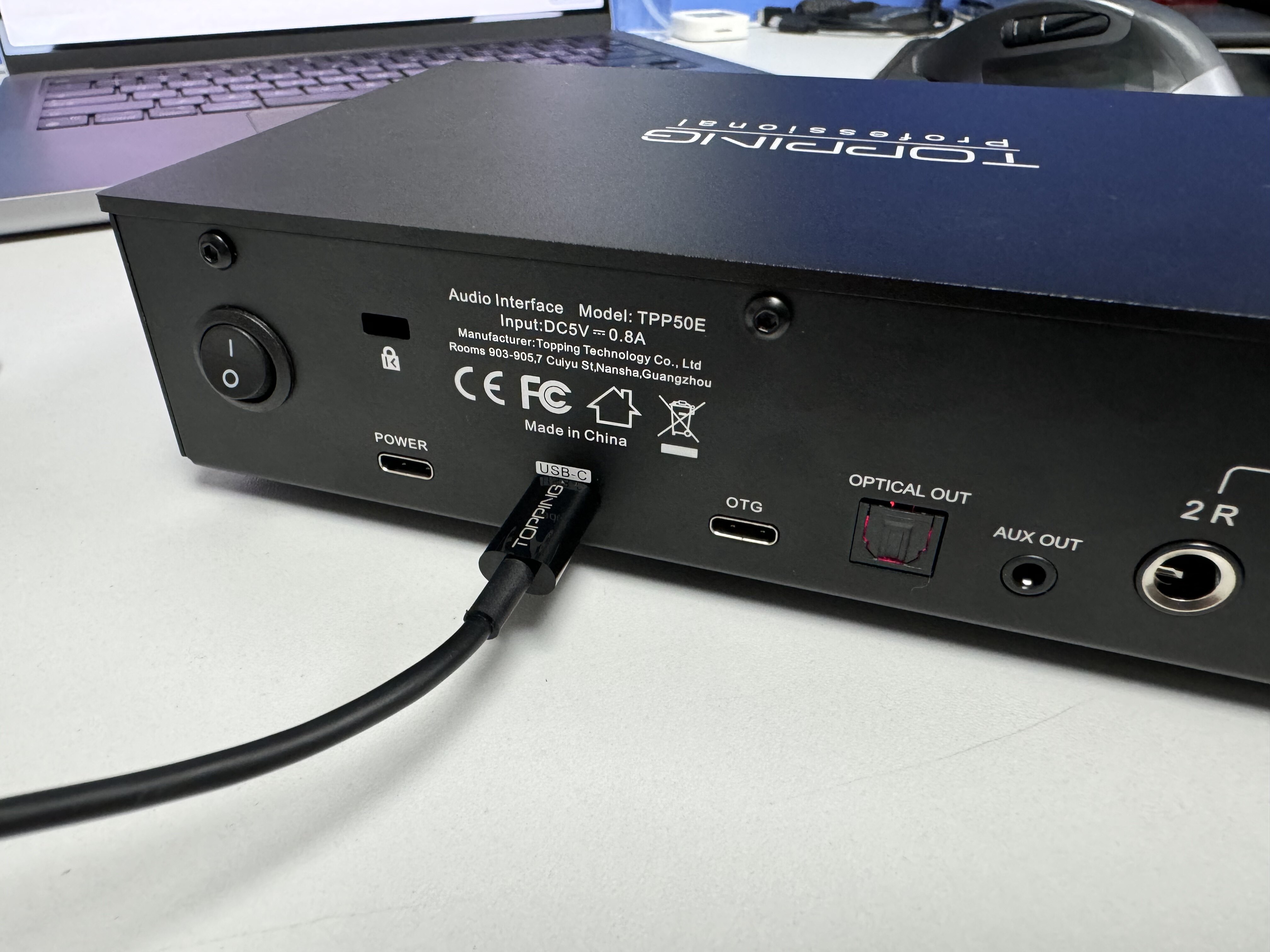 新品未開封 Topping e2x2 OTG ブラック Topping E2x2 OTG Black