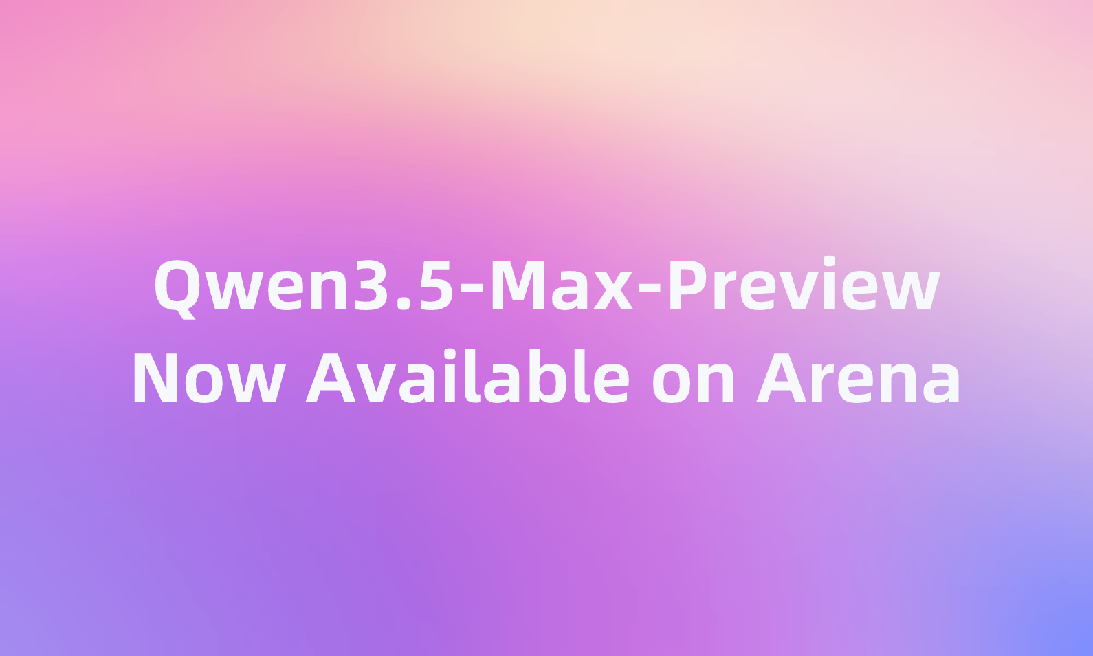 Qwen3.5-Max-Preview Now Available on Arena