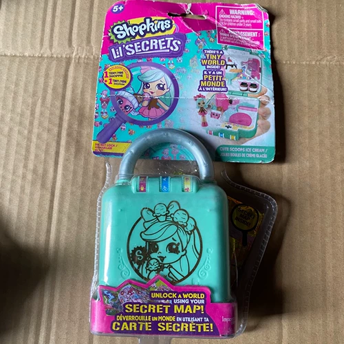 Подлинный Shopkins Shoping Evel Elf Lock Secret Castle Scure Hunt Girl Play House Blind Box