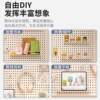 Hole board wall storage rack dormitory display rack hanging board study desk sorting storage partition rack