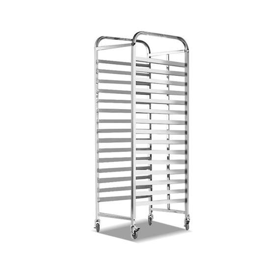 不锈钢烤盘架托盘架烘培面包架子冰箱架15层托盘烤架蛋糕架推车