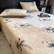 Milk velvet cotton bed cover single piece winter tatami plus velvet sheet dormitory anti-slip kang cover three-piece set 24 new models