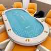 High-End Card Table Texas Hold'Em Table Set Club Table Texas Hold'Em Set Professional Factory Direct Sales Table Cover Matching
