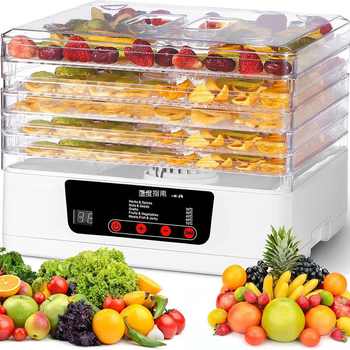 Dried fruit layer snack pet machine & dryer fruit and vegetable air drying and dehydration 5 machines household 8 fruit food small high-end