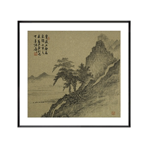 (Framed) Limited edition stamped print by Chinese painting artist Yong Li (Chest Hidden in the Hills 2)