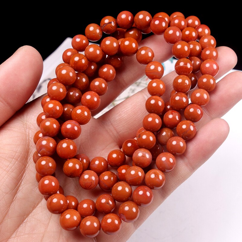 Drain the south red persimmon red 95 gr South red Manau < Fugui Wrap > Necklace hz01169 -Taobao