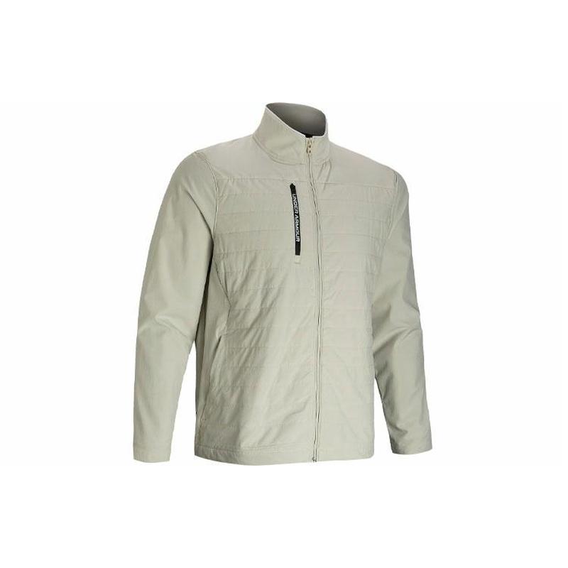 Under Armour UA Storm Revo 纯色立领长袖夹克外套 男款 粉砂灰