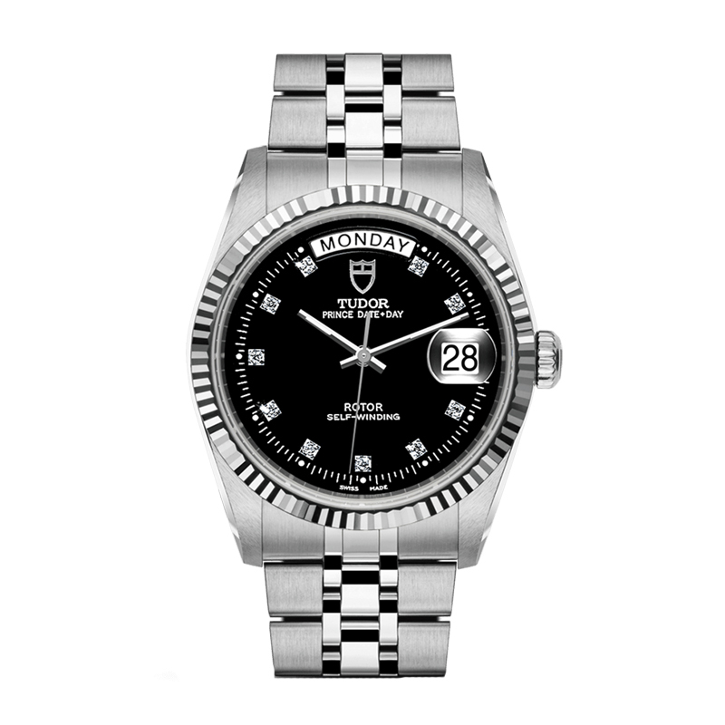 [98 New] Genuine Tudor Watch Tudor Prince Men's Watch Tudor 762140016 Mechanical Men's Watch Black Dial
