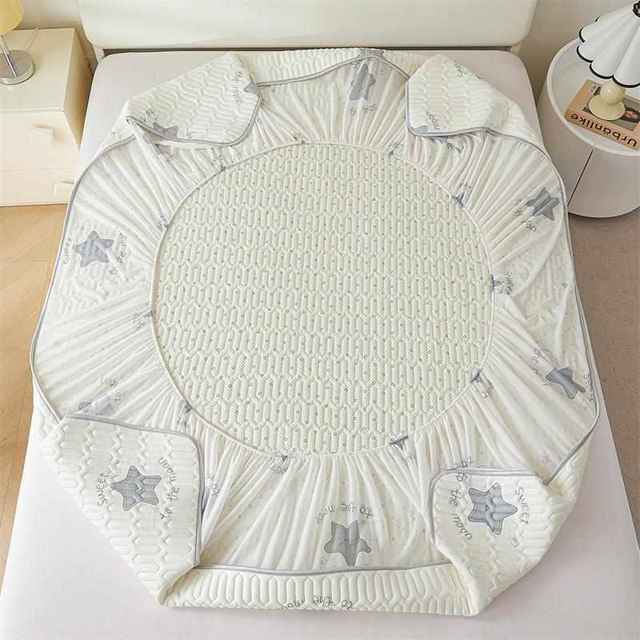 Milk velvet bed sheets single piece thickened cotton flange coral velvet duvet single pillowcase three-piece set children's double kang single